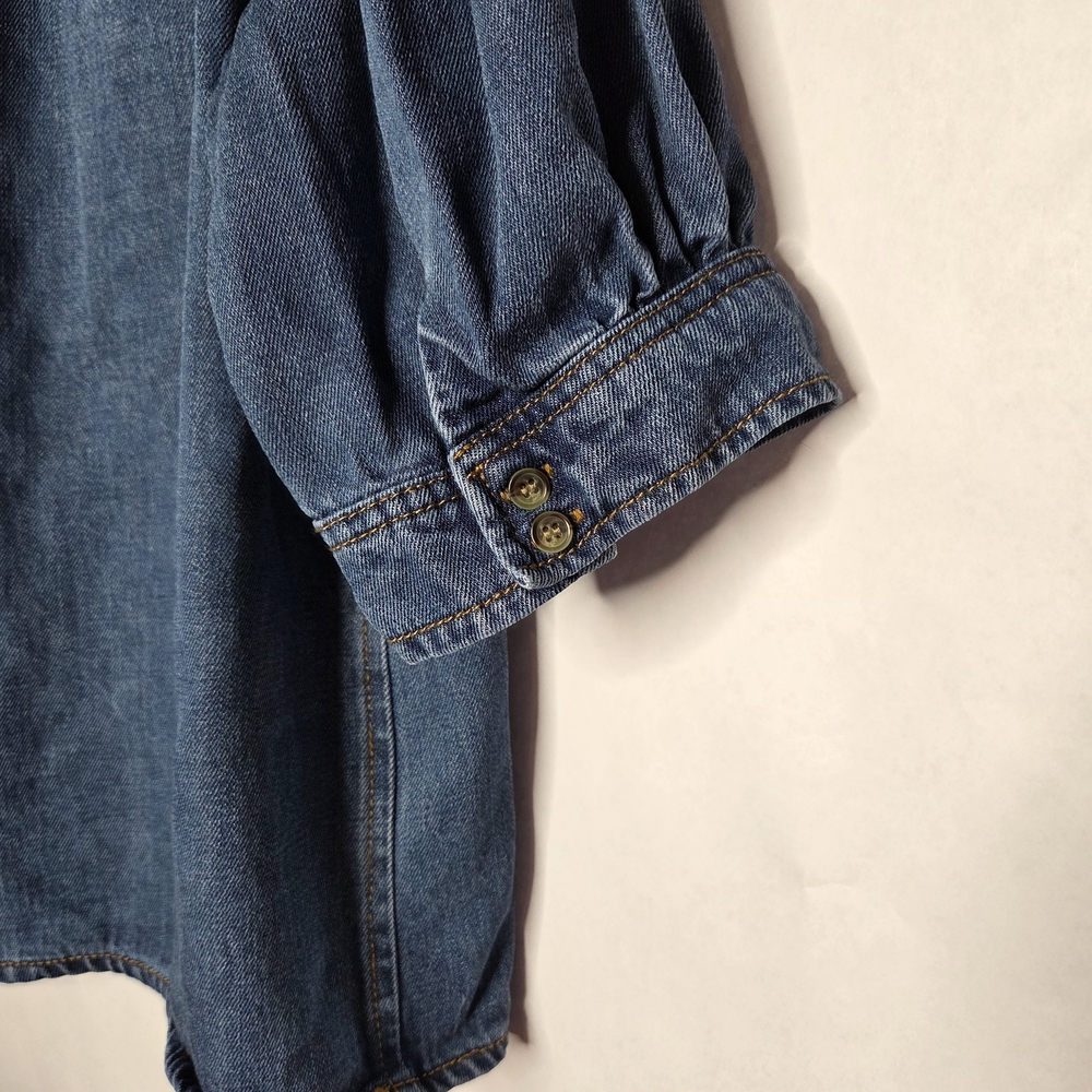 Velvet Heart Denim Blue Blouse - Picture 6 of 10